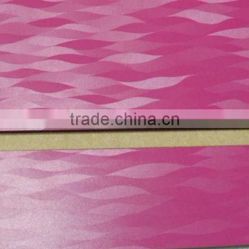 slot wall/slotted groove mdf board/Grooved 17mm melamine mdf for Yemen