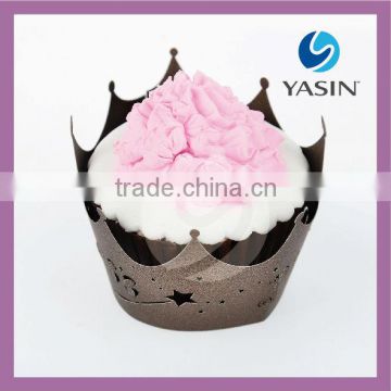 Popular Crown Shape Laser Cupcake Wrappers