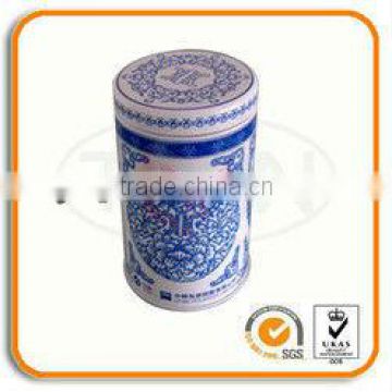 Chinese tea tin can