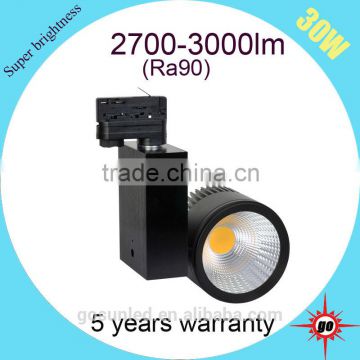 innovative chinese products 2/3/4wires head 3700lm 30W led track light