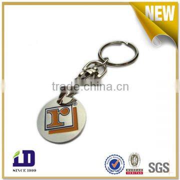 Customized Soft Enamel Trolley Coin Keyring