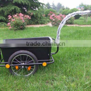 high quality plastic tray bicycle trailer