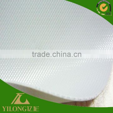 Fire resistant impervious PVC roofing membrane