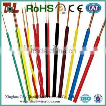 Manufacture for PVC Coated Galvanized Steel Cable / Wire Rope