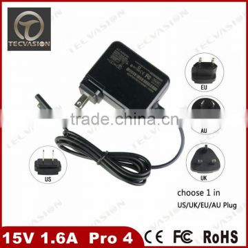 15v ac dc adapter high quality adapter charger ac power wall charger for microsoft surface pro 4