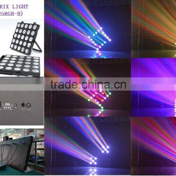 Multifunction led stage light tri color 25pcs led matrix stage light