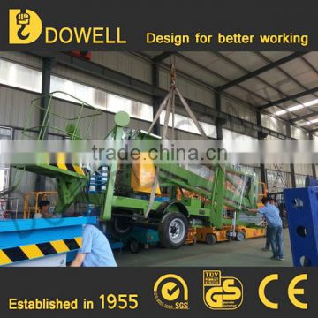 Customized Trailer mounted articulate boom lift aerial working platforms
