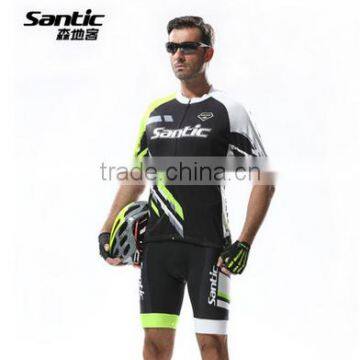 Santic summer international bright cycling jersey and bib shorts