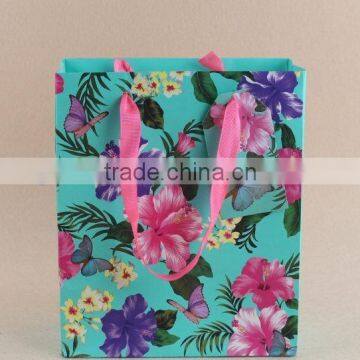 Fancy design printing paper gift bag