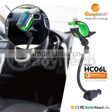 5V2.4A USB wireless car charger with holder for iphone car charger