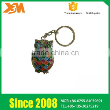 Colorful Owl Die Casting High Quality Promotional Keychain
