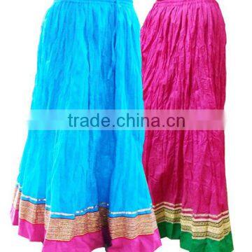 Contact Indian Manufacturer & Exporter Of Cotton Long Skirt