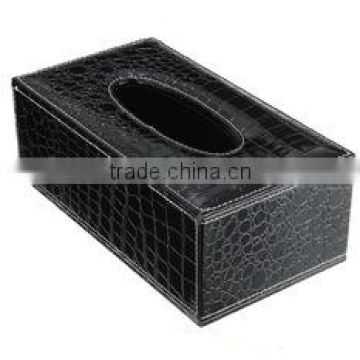 PU Leather Luxury Tissue Box Cover, Tissue Holder , Tissue Box Cover Square Tissue Box Holder , table napkin box
