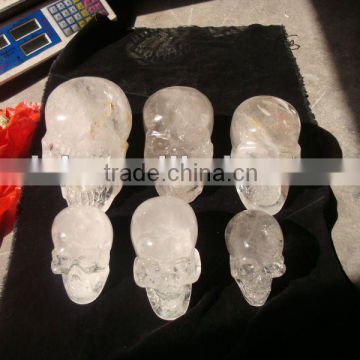Natural High imitated Clear Crystal Skull