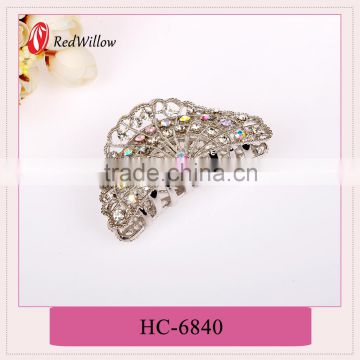 China wholesale market metal sterling silver hair claw