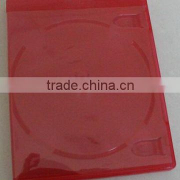 11mm bluray dvd case Red double with Print Blu-ray logo