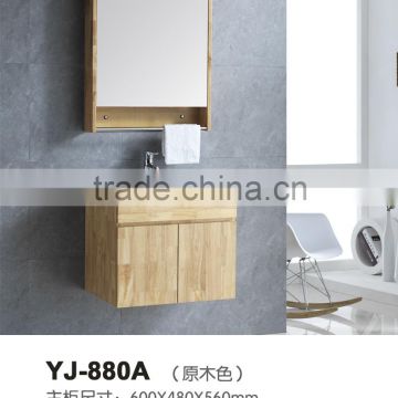 China good reputation cheap price wall hung wood bathroom vanity