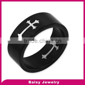 Unique Custom Wholesale 316l stainless steel ring christian jewelry