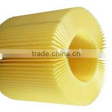 Pleated filter paper