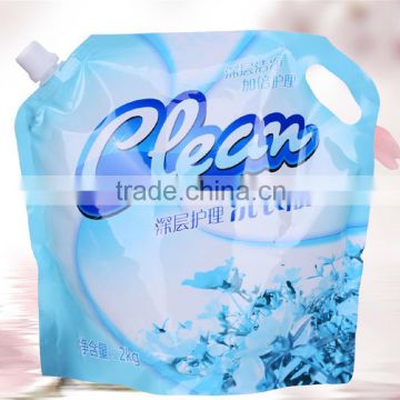 liquid baby washing detergetplastic bag with cap