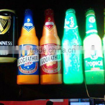 Factory hot sell: Illuminated acrylic bottle