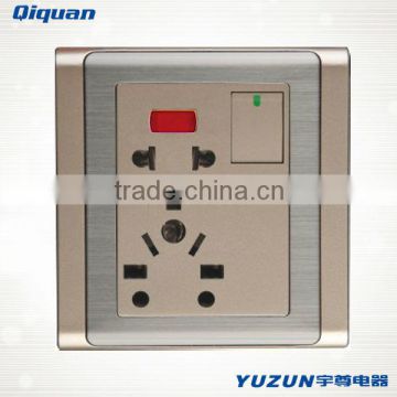 Mulit function socket with switch+neon(5A,10A,13A,15A)