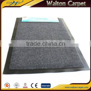 Lift lobby nonwoven dust control nonwoven single rib pvc mat