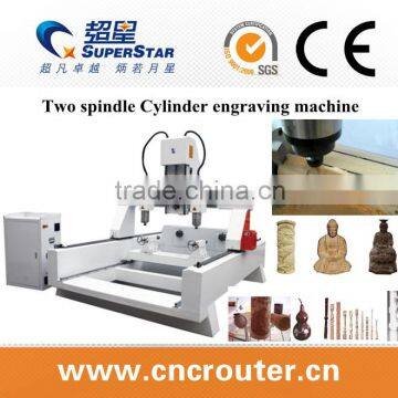 4 axis rotary wood carving cnc router 1618 from superstar company