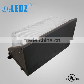 DeLEDZ DLC UL listed WBB120 120w Meanwell driver IP65 UL cUL approved surface mounted light led wall pack light