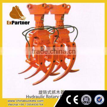 Brand new 17-23 Ton Rotary Hydraulic Excavator Wood Grab, Hydraulic Log Grapple from alibaba.com