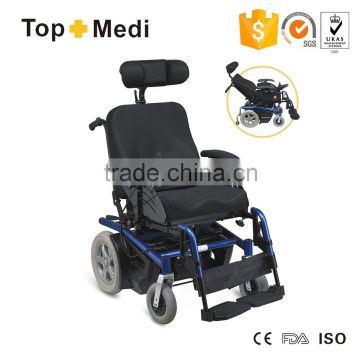 Rehabilitation Therapy Supplies topmedi high end reclining electric wheelchairs for children