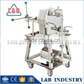 L&B stainless steel plate filters press for beer