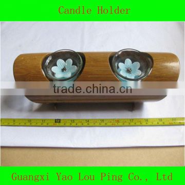 Exquisite Bamboo Artistic Candle Craft Holder