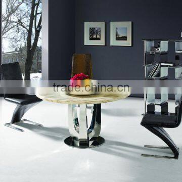 TH704-1 Xinqing Modern Furniture Round Dining Table for sale