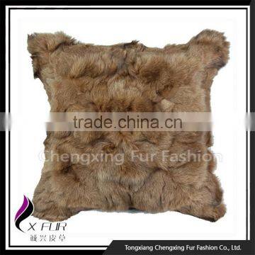 CX-D-09 China Wholesale Sofa Fox Fur Pillow Sofa Cushion