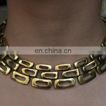 Weastern Style Brass Collar Necklace