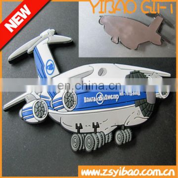 Customized PVC 3D Fridge Magnet /airplane pvc fridge magnet