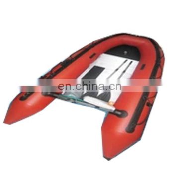 CE Certificate Red Color 4 Persons RIB Hypalon Inflatable Boat