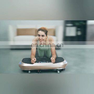 Electric crazy fit massage power exercises plate vibration platform parts 2020