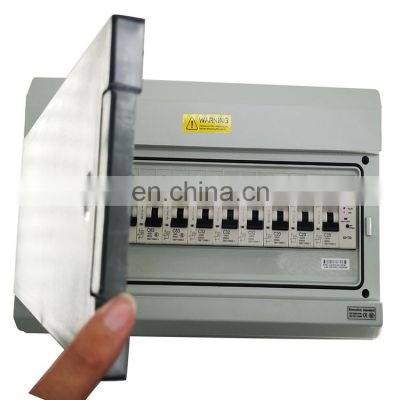 18 Way Power Distribution Box 1P circuit breakers plastic box for electrical device matching 2P MCB 4P RCBO