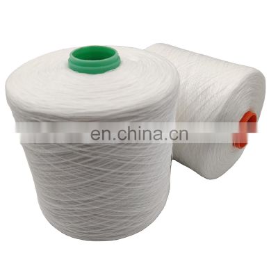 Top quality Low Shrinkage Factory Price Spun Polyester white sewing thread 2ply 3ply dyeing tube