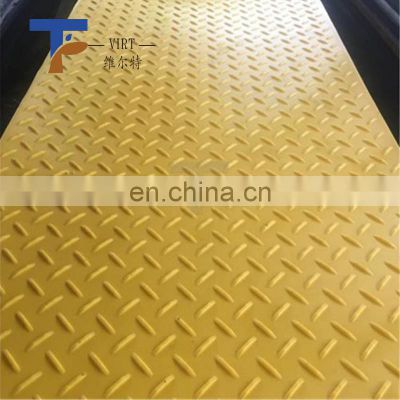 1220*2440*12.7mm hdpe road mat/roadway panels for temporary access