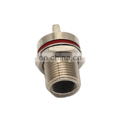 FME Water Proof Coaxial Connector FME Plug Male Bulkhead Crimp For RG174 RG316 RG178 Cable Connector