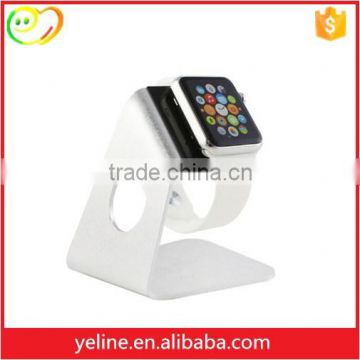 Fashion silver metal watch stand for apple watch