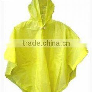 Eco-friendly Yellow Poncho For Rain