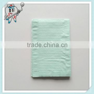 Hot sale! China supply 13'x18' Light Green dental bib