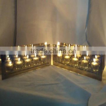 Infinity Glass TeaLight Candle Holder Reflective Tea Light Candle Holder                        
                                                                                Supplier's Choice