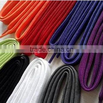 colorful woven shoelace