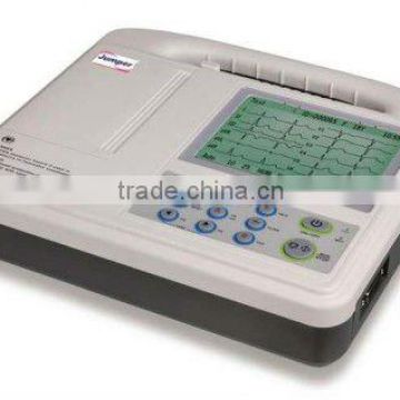 Portable SIX Channel ECG Machine CE marked 12 leads