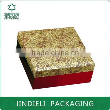 square beauty cloth wood gift box packaging collection